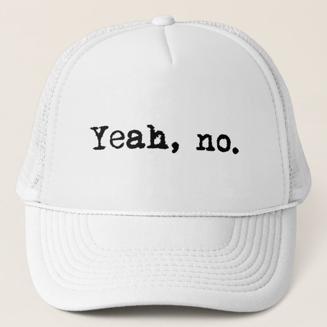 Gorra De Camionero Sí, no (Anverso)