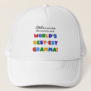 Gorra De Camionero Si no conocido como camisetas del Mejor-est Gramma