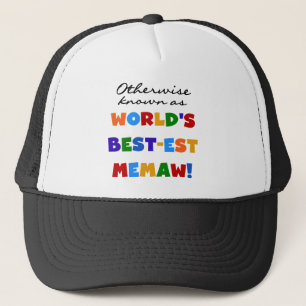 Gorra De Camionero Si no conocido como Mejor-est Memaw del mundo
