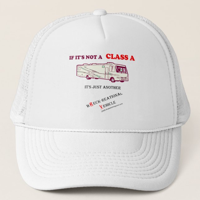 Gorra De Camionero ¿Si no una clase A rv? (Anverso)