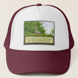 Gorra De Camionero SI PARECE UN PATO, WALk ES COMO UN PATO, ES