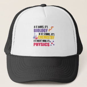 Gorra De Camionero Si se mueve es biología