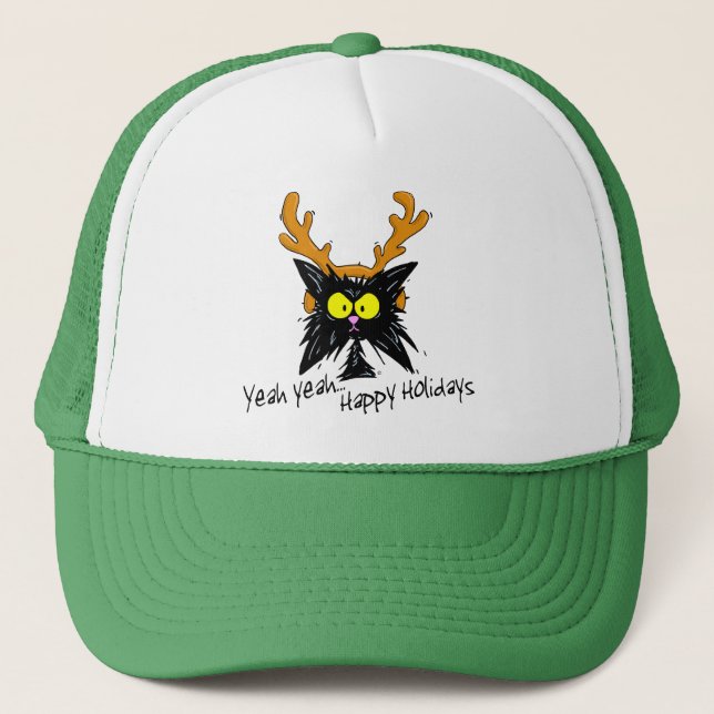 Gorra De Camionero "Sí sí… buenas fiestas " (Anverso)