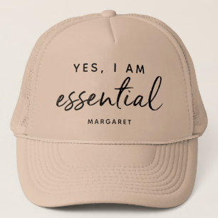 Gorra De Camionero Sí, Soy Un Trabajador Clave Esencial De Front Line