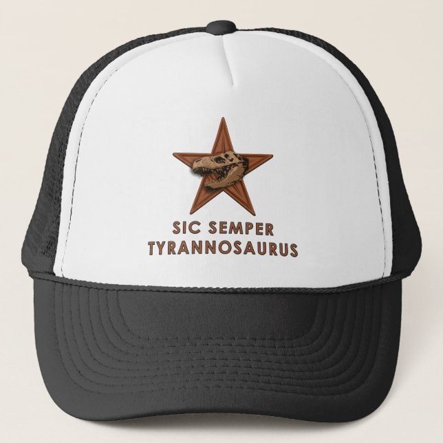 GORRA DE CAMIONERO SIC SEMPER TYRANNOSAURUS (Anverso)