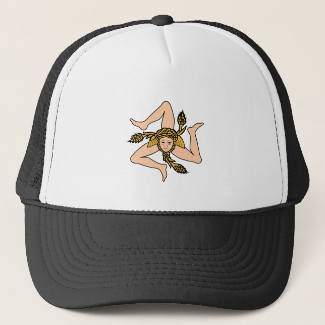 Gorra De Camionero Sicilia Italia (Anverso)