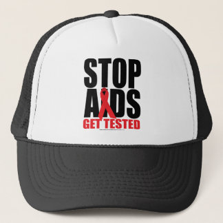 Gorra De Camionero SIDA de la parada: Consiga probado