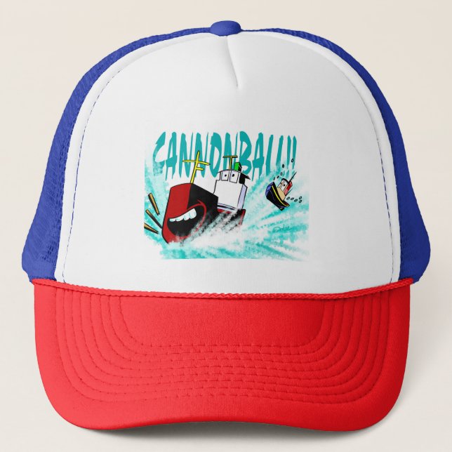 Gorra De Camionero Sidelaunch del obús (Anverso)