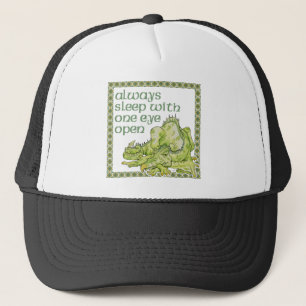 Gorra De Camionero Siempre duerme con un solo ojo abierto