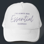 Gorra De Camionero Siempre he sido una tipografía moderna y esencial<br><div class="desc">Siempre he sido diseño moderno de tipografía divertida. Permanecer en casa salva vidas, distancia social o trabajador clave esencial. Diseño moderno de tipografía gráfica. Trae tu mensaje de una manera brillante, divertida y positiva con este regalo colorido. Ideal para enfermeras, médicas, farmacéuticos, obreros o cualquier otro trabajador clave en su...</div>