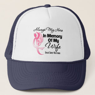 Gorra De Camionero Siempre mi héroe en esposa de la memoria - cánce