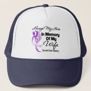 Gorra De Camionero Siempre mi héroe en esposa de la memoria - cánce