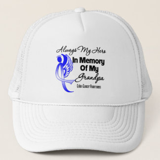 Gorra De Camionero Siempre mi héroe en memoria abuelo - cáncer de col