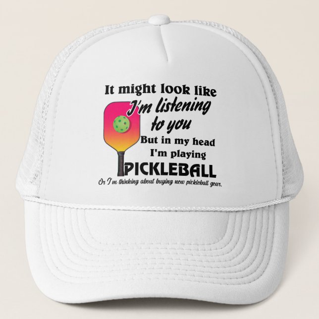 Gorra De Camionero Siempre Pensando En Jugar El Baloncesto (Anverso)