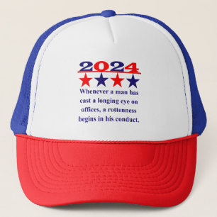Gorra De Camionero Siempre Que Un Hombre Ha Pasado - Cita Política