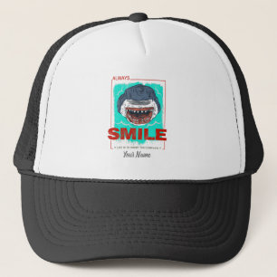 Gorra De Camionero Siempre sonríe tiburón gracioso solo para un chica
