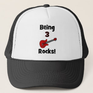 Gorra De Camionero ¡Siendo 3 rocas! Con el eje de balancín de