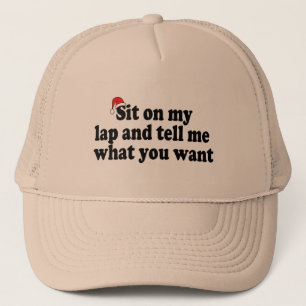 Gorra De Camionero Siéntese en mi revestimiento y dígame lo que ust