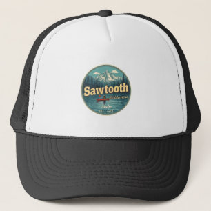 Gorra De Camionero Sierra Sawtooth Idaho Montaña Senderismo Alpino