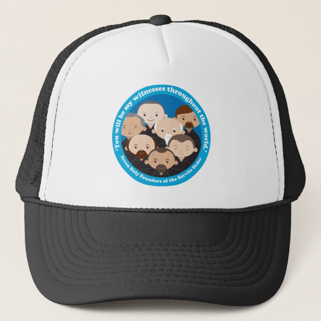 Gorra De Camionero Siete fundadores de la orden de servicio (Anverso)