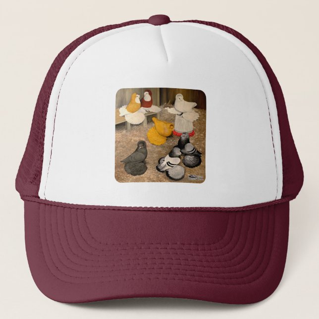 Gorra De Camionero Siete Palomas Trompeteras (Anverso)