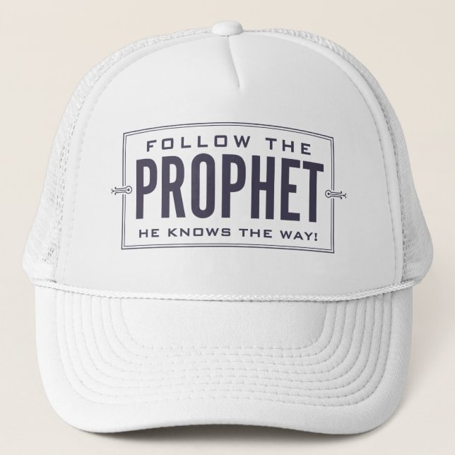 Gorra De Camionero Siga al profeta. casquillo (Anverso)