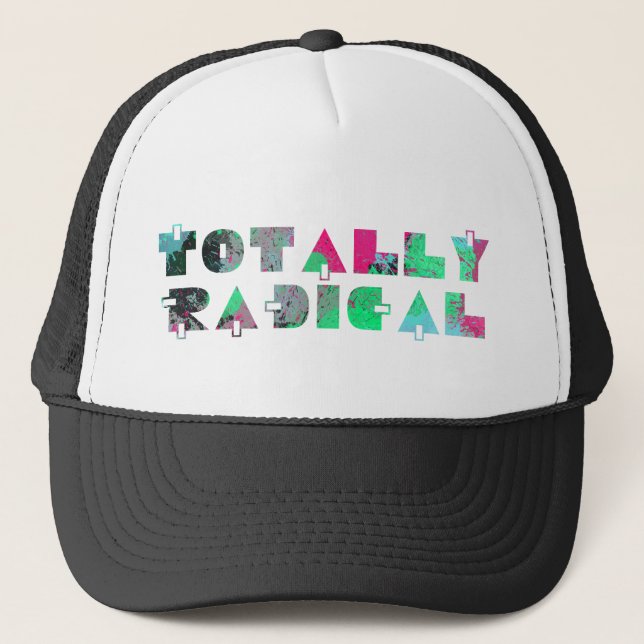 Gorra De Camionero Siglos 80 totalmente radicales (Anverso)
