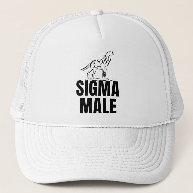 Gorra De Camionero Sigma Male Lone Wolf (Anverso)