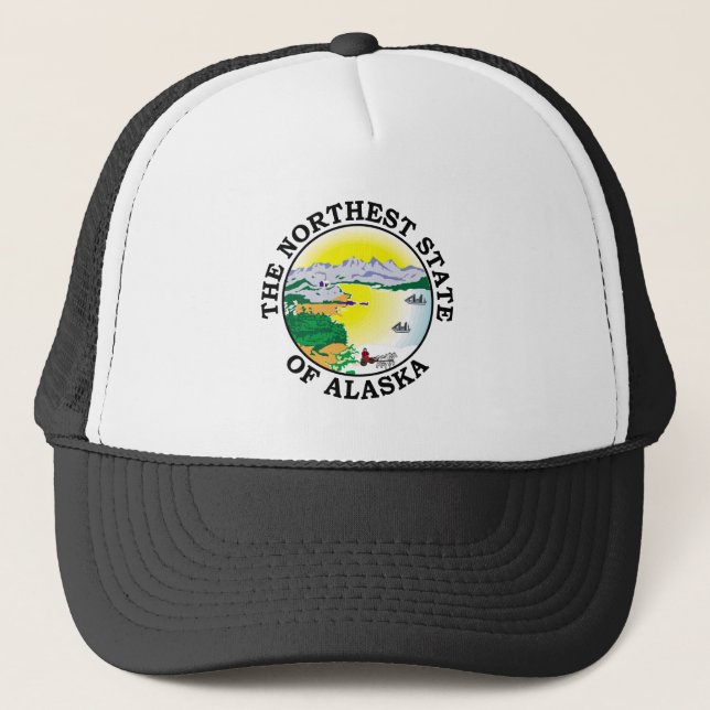 Gorra De Camionero Signo de Alaska (Anverso)