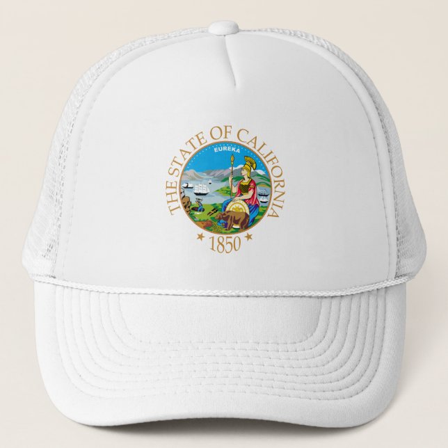 Gorra De Camionero Signo de California (Anverso)