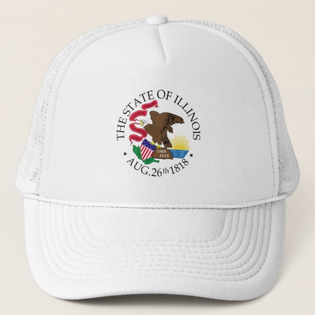 Gorra De Camionero Signo de Illinois (Anverso)