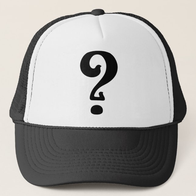 Gorra De Camionero Signo de interrogación de Nouveau del arte (Anverso)