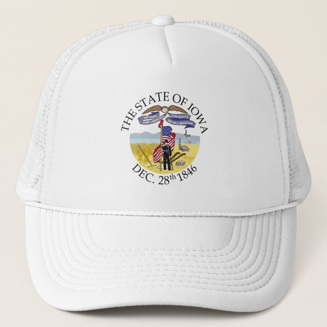 Gorra De Camionero Signo de Iowa (Anverso)