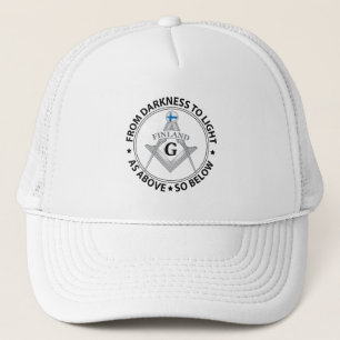 Gorra De Camionero signo de la masonería finlandesa