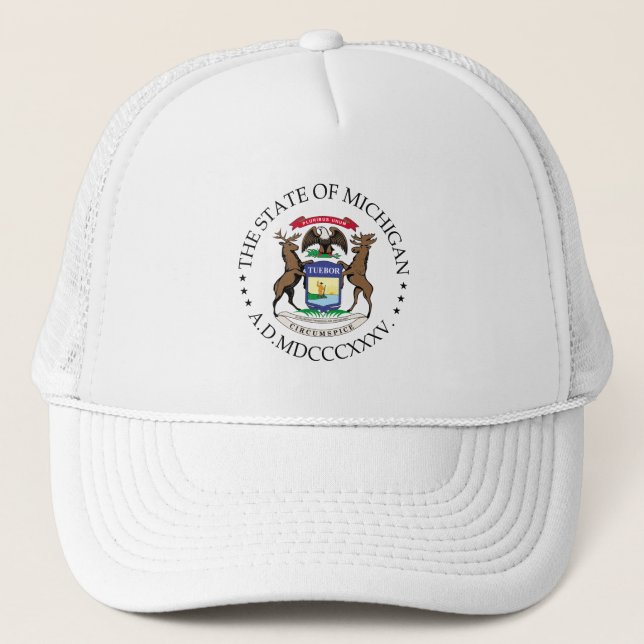 Gorra De Camionero Signo de Michigan (Anverso)