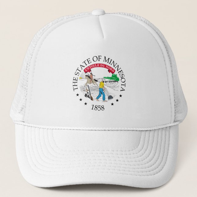 Gorra De Camionero Signo de Minnesota (Anverso)