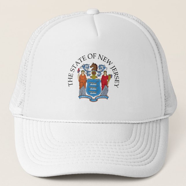 Gorra De Camionero Signo de Nueva Jersey (Anverso)