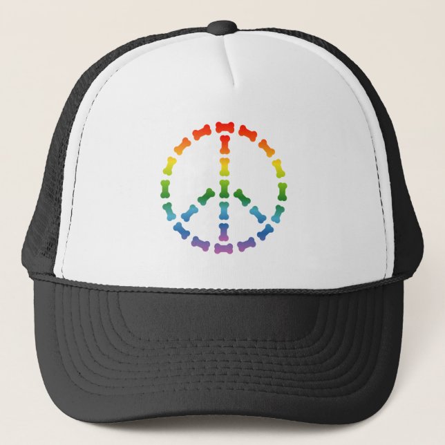 Gorra De Camionero Signo de paz (Anverso)