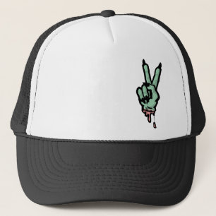 Gorra De Camionero Signo de paz de monstruo