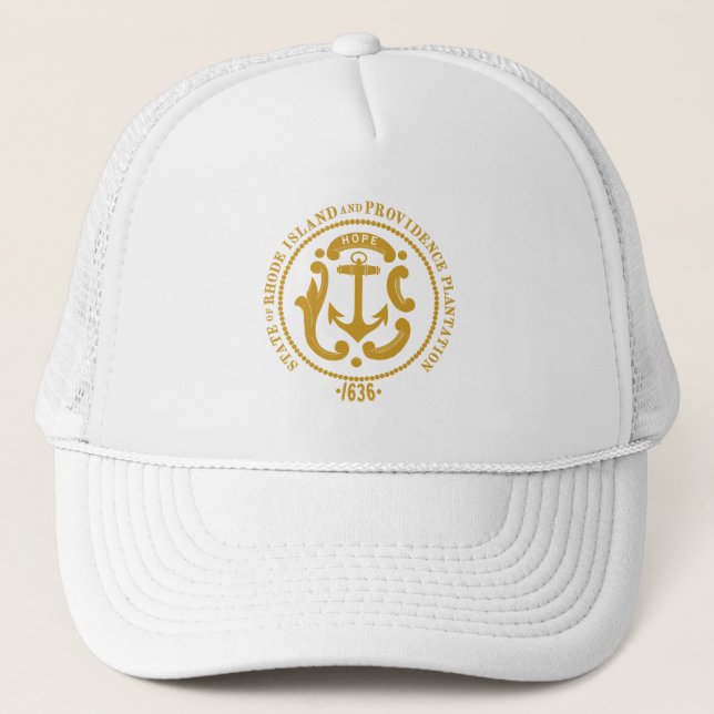 Gorra De Camionero Signo de Rhode Island (Anverso)