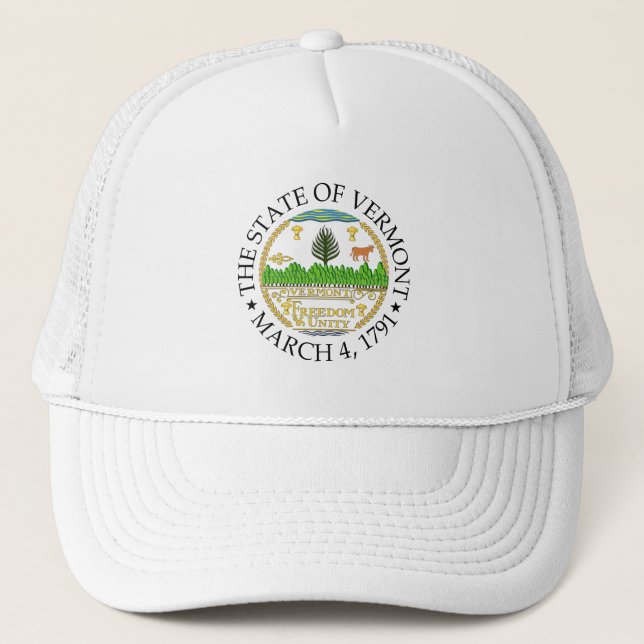 Gorra De Camionero Signo de Vermont (Anverso)