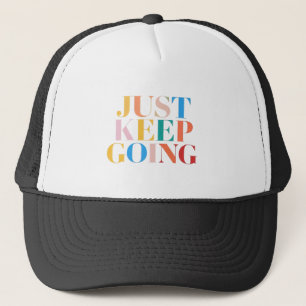 Gorra De Camionero "Sigue adelante - Motivación audaz"