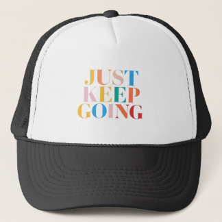 Gorra De Camionero "Sigue adelante - Motivación audaz"