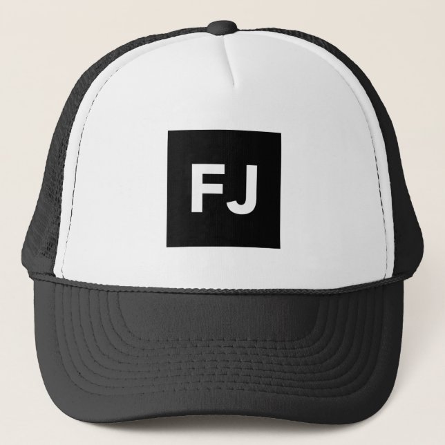 Gorra De Camionero Siguiendo a Jesús Gorra: Logo cuadrado (Anverso)