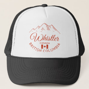 Gorra De Camionero Silbador BC Canada Mountain