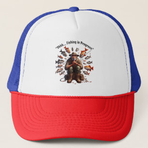 Gorra De Camionero Silent Fisherman Fishing Cap