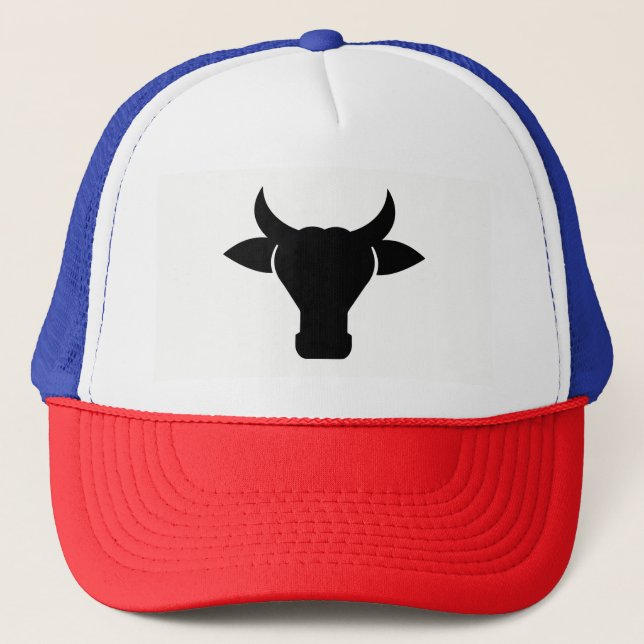 Gorra De Camionero Silhouette Cow Head (Anverso)