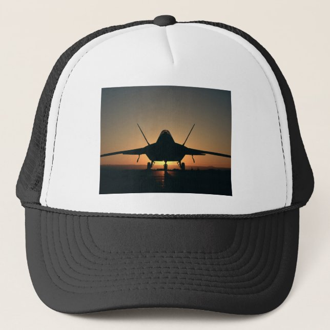 Gorra De Camionero Silhouette de aviones militares (Anverso)