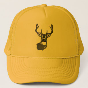 Gorra De Camionero Silhouette - Deer de cola blanca