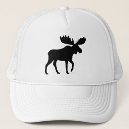 Gorra De Camionero Silhouette Moose Wildlife Wilderness Animal